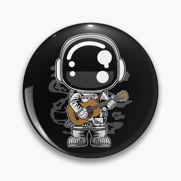 Item preview, Astronaut Acoustic Guitar - Funny Outer Space Lovers designed and sold by Desteroids.