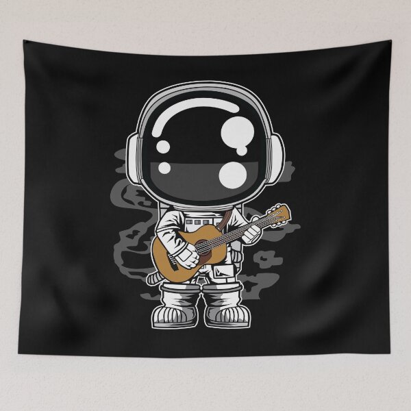 Item preview, Astronaut Acoustic Guitar - Funny Outer Space Lovers designed and sold by Desteroids.