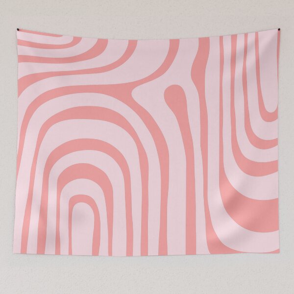 Item preview, Y2K wavy strawberry zebra abstract design designed and sold by AestheticShopB.