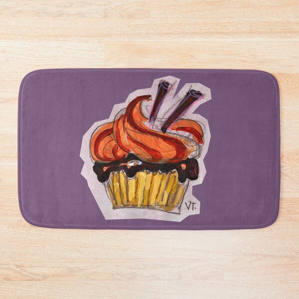 Item preview, Sweet cute funny cupcake dessert for friend, girlfriend, kid, baby. Best gift at birthday party or celebration. designed and sold by RukkiZukkiArt.