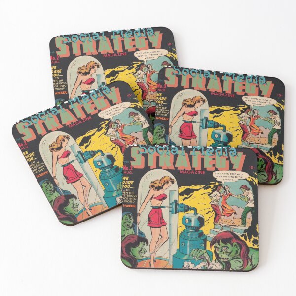 Item preview, Killer Social Media Strategy Magazine | Retro Comics Cover Aesthetics designed and sold by spinolator.