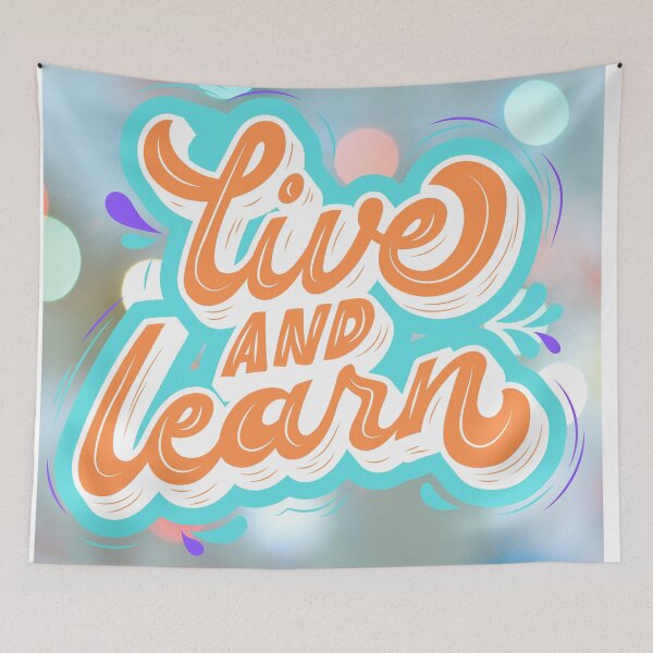 Item preview, Live and Learn Typograhy designed and sold by LifeProApperal.