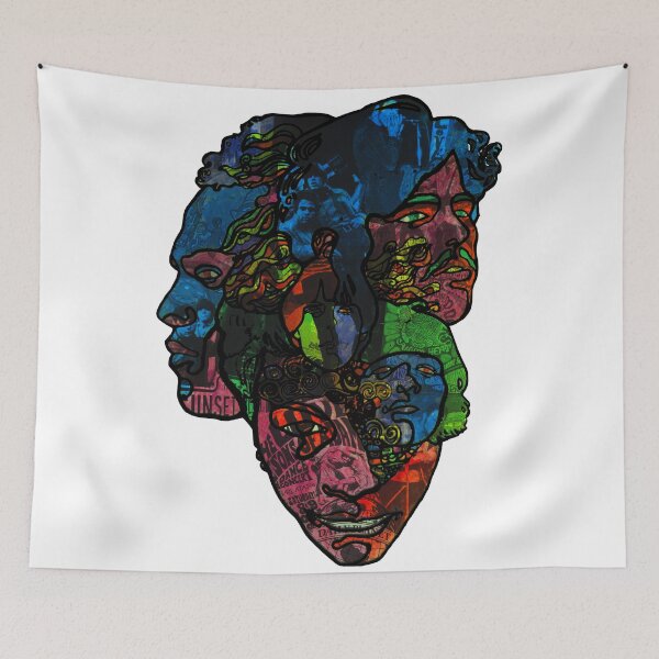 Item preview, Love Forever Changes Psychedelic Collage Dark designed and sold by theoralcollage.