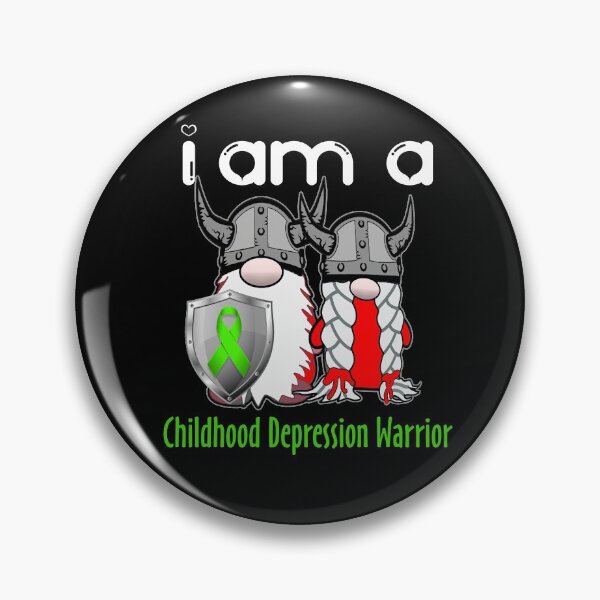 Item preview, I Am A Childhood Depression Warrior Support Childhood Depression Fighter Gift designed and sold by radianen.