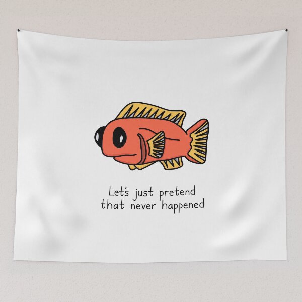 Item preview, Little Goldfish Guy - Pretend That Never Happened designed and sold by SeanDontGetFish.