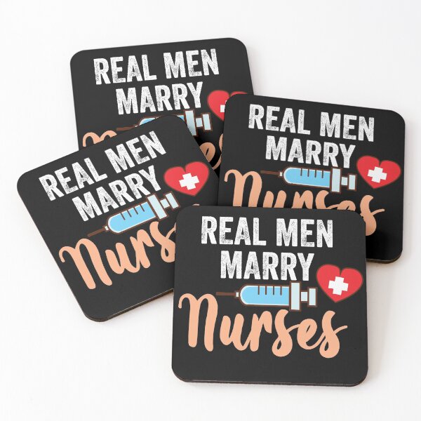 Item preview, Real Men Marry nurses  designed and sold by MYNAMEISSSOZI.