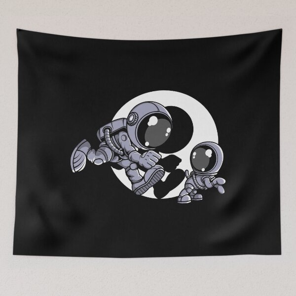 Item preview, Astronaut And Little Dog - Funny Outer Space Lovers designed and sold by Desteroids.
