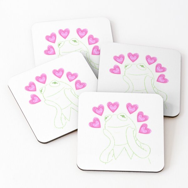 Item preview, Kermit heart meme designed and sold by geekartistry.