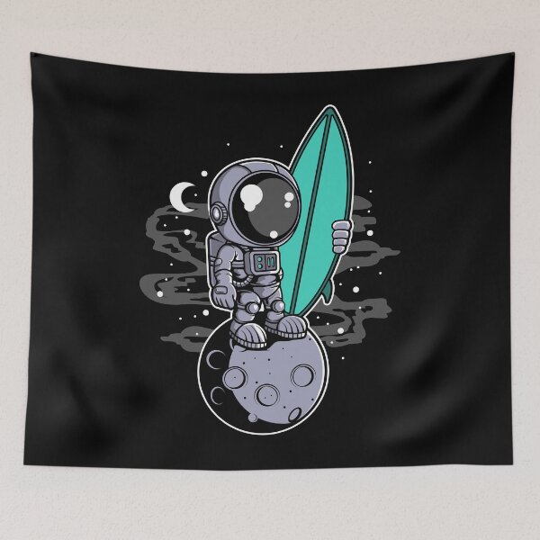 Item preview, Astronaut Surfer - Funny Outer Space Lovers designed and sold by Desteroids.