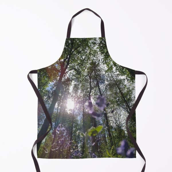 Item preview, Bluebells looking up towards the sun's rays in Sulham Woods, Tilehurst, Reading designed and sold by Sanscapes.