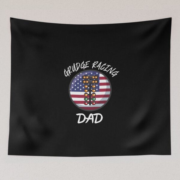 Item preview, Grudge Racing Dad American Flag USA Daddy Father Drag Racing Tree Fast Speed Cars Drag Racing Street Racing designed and sold by CarantinedChaos.