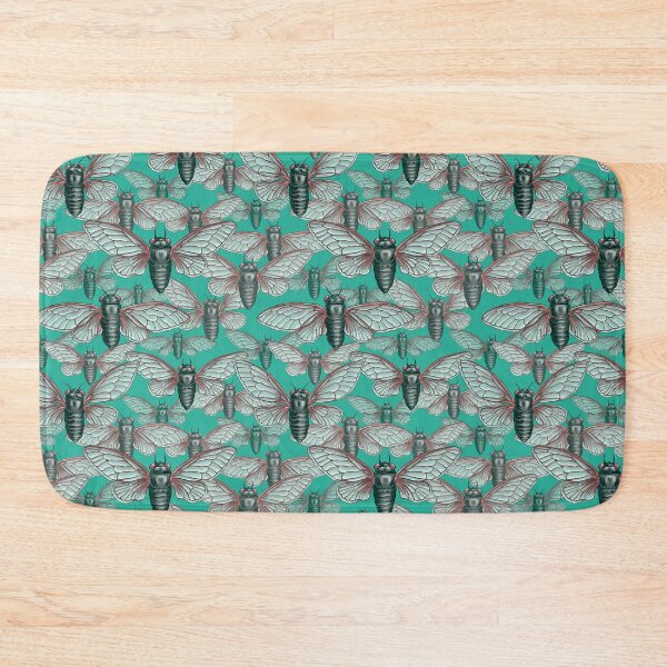 Item preview, Cicada Swarm in Teal designed and sold by stephsmith.
