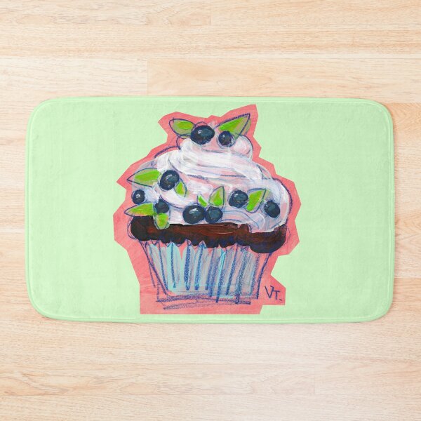 Item preview, Sweet cute funny cupcake dessert for friend, girlfriend, kid, baby. Best gift at birthday party or celebration. designed and sold by RukkiZukkiArt.
