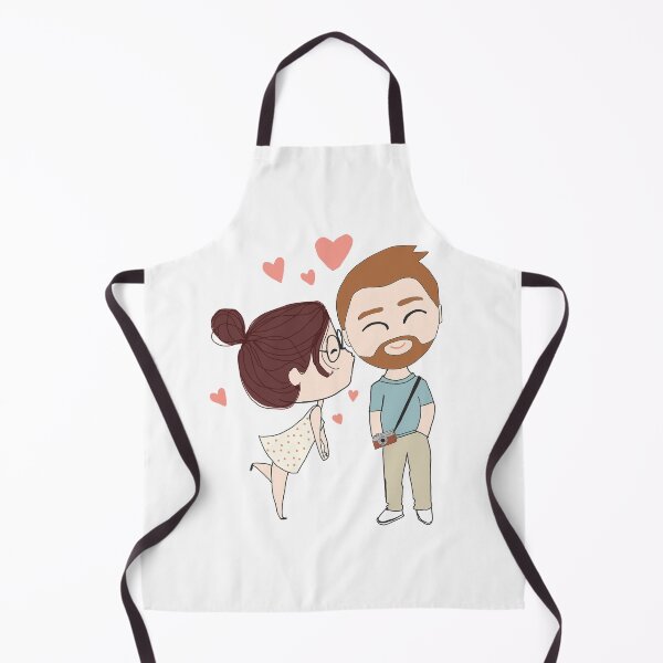 Item preview, Cute couple drawing designed and sold by alagdesigns.