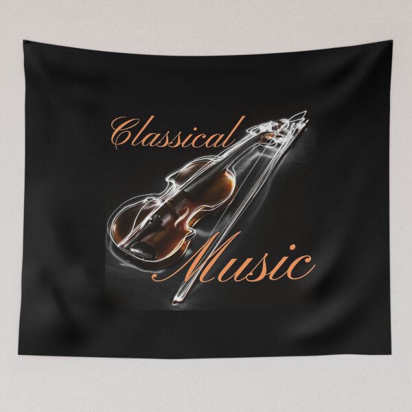 Item preview, Classical Music Colorful Digital Photo Violin Art Design designed and sold by EarthArtDesigns.