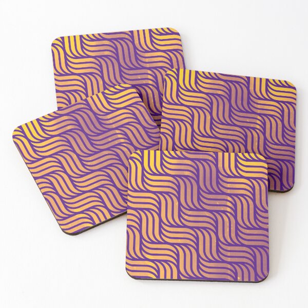 Item preview, Gold And Purple Interweave Waves designed and sold by Designs By YL.