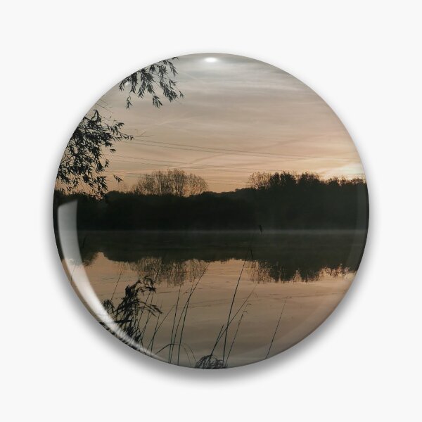 Item preview, Whispy, streaky clouds during sunrise overlooking Hosehill Lake, Thatcham, Reading, UK designed and sold by Sanscapes.