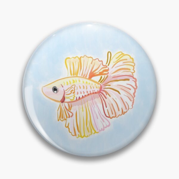 Item preview, Beautiful Betta Fish - Blue Background designed and sold by Emma-Louise-.