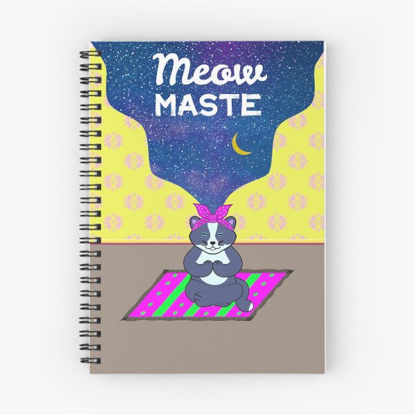 Item preview, Namaste Home With My Cat designed and sold by catnbloom.