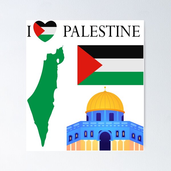 Item preview, I LOVE PALESTINE designed and sold by Fjabi.