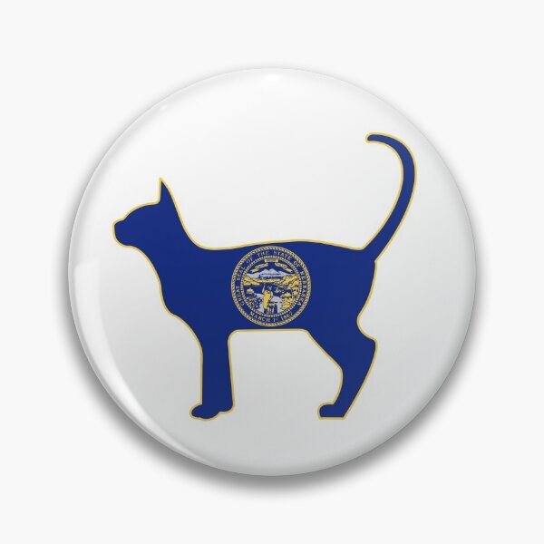 Item preview, State of Nebraska Flag for Cat Lovers designed and sold by Gsallicat.