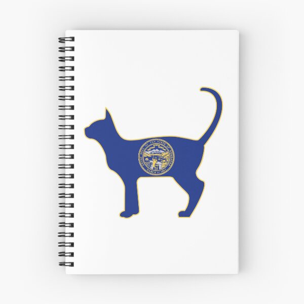 Item preview, State of Nebraska Flag for Cat Lovers designed and sold by Gsallicat.