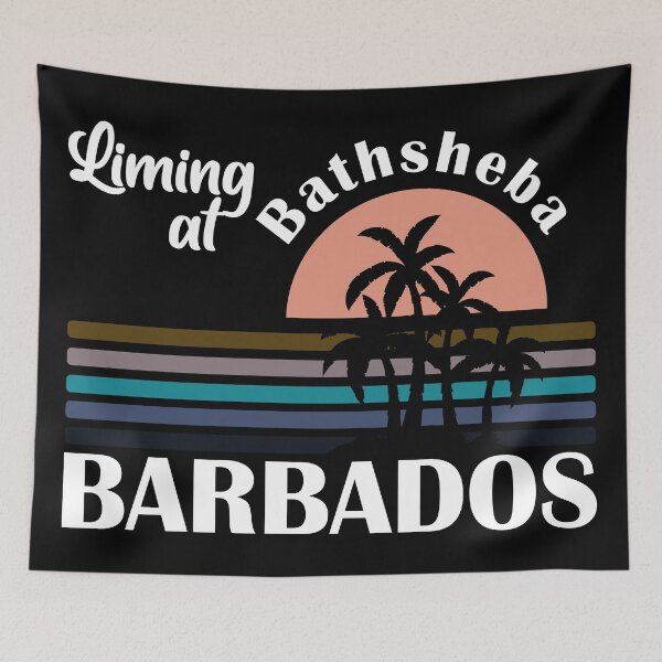Item preview, Find Me at The Beach Liming at Bathsheba, St. Joseph,  Barbados designed and sold by MimsTees.