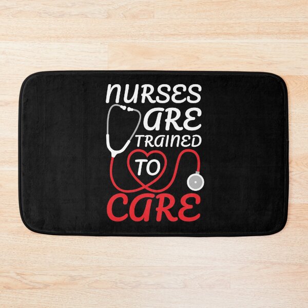 Item preview, Nurses Are Trained To Care, Nursing Graduate Heart designed and sold by Maria Garcia.