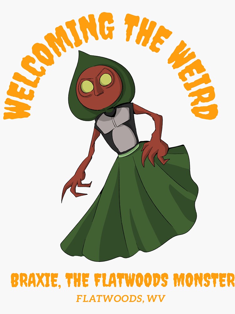 The Flatwoods Monster - 3 inch Vinyl Sticker