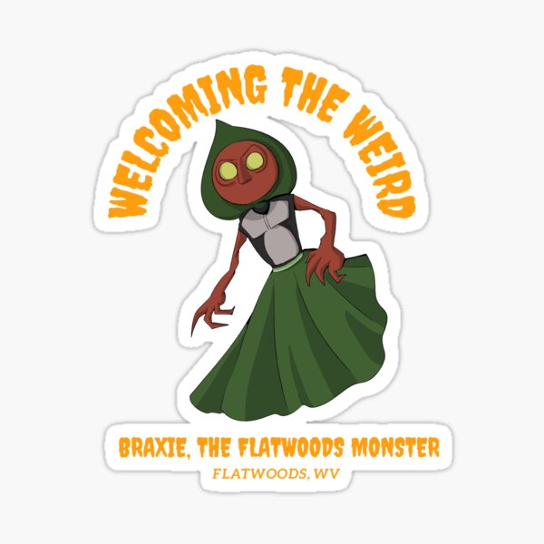 Flatwoods Monster - Sticker – Loving West Virginia
