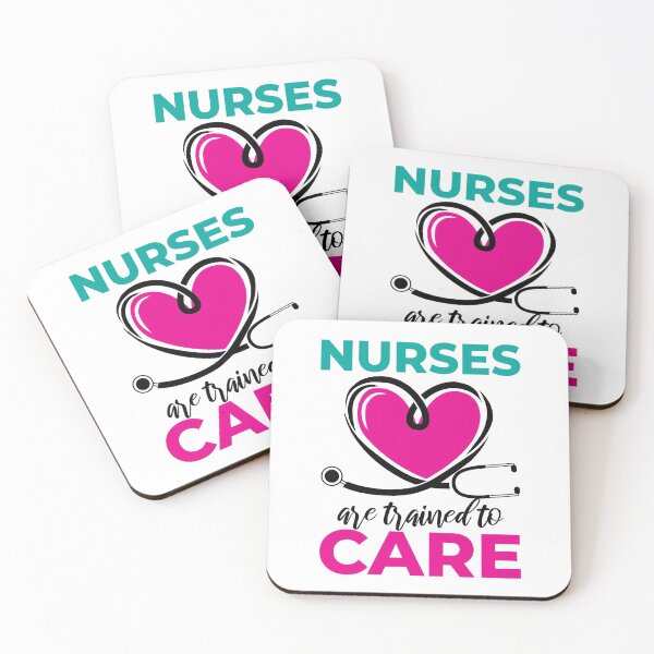 Item preview, Nurses Are Trained To Care, Nursing School Heart designed and sold by Maria Garcia.