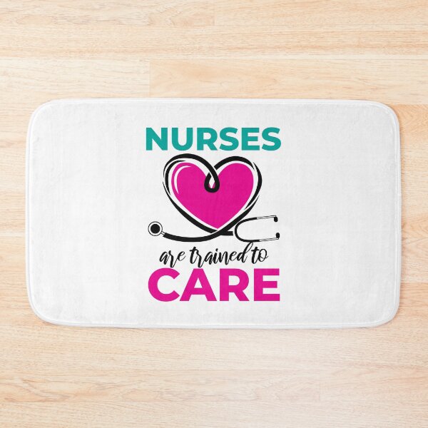 Item preview, Nurses Are Trained To Care, Nursing School Heart designed and sold by Maria Garcia.