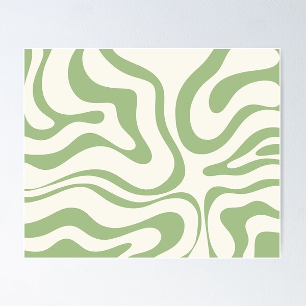 Cool Green Checkered Aesthetic Pattern Wallpaper Mural