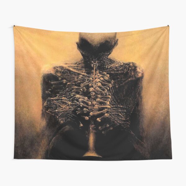Item preview, Untitled (Musician), by Zdzisław Beksiński designed and sold by JustContemplate.