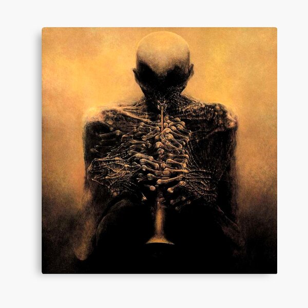 Item preview, Untitled (Musician), by Zdzisław Beksiński designed and sold by JustContemplate.