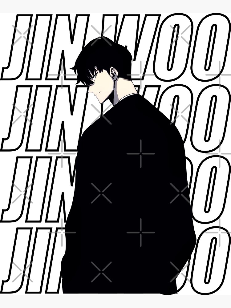 "Jin Woo Solo Leveling" Poster for Sale by Justbrian Redbubble