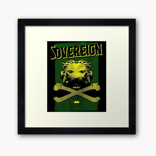 Vista previa del artículo con la obra «Soberano», diseñado y vendido por SlapSillyCrunk.
