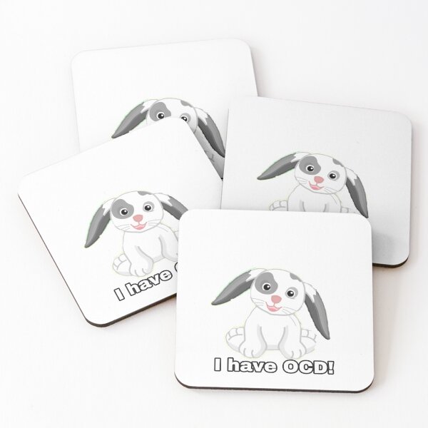 Item preview, Webkinz gray bunny i have OCD meme designed and sold by dyslsexyia.