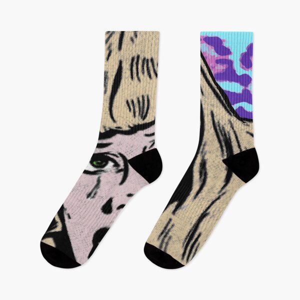 Item preview, Comic Girl Crying | Vaporwave Leopard Skin | Vintage Comics Aesthetics designed and sold by spinolator.