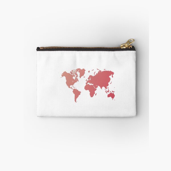 Item preview, Pink World Map: Travel Themed, Ombre, Faded Earth designed and sold by Celosia Liv.