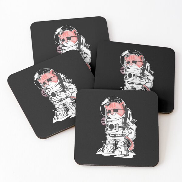 Item preview, Cat Astronaut - Black and white designed and sold by crazycollective.
