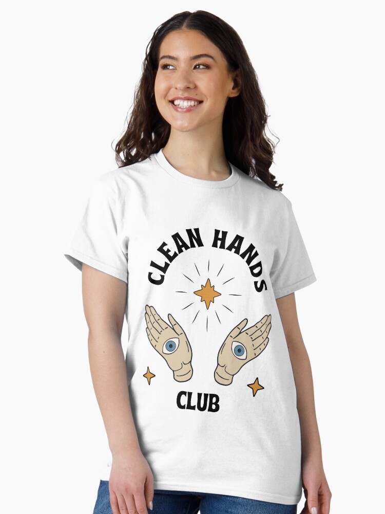 Thumbnail 2 of 7, Classic T-Shirt, Clean Hands Club designed and sold by uranus-art.