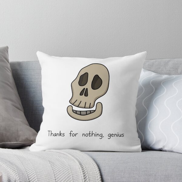 Item preview, Kill Me Now Skull - Thanks For Nothing, Genius designed and sold by SeanDontGetFish.