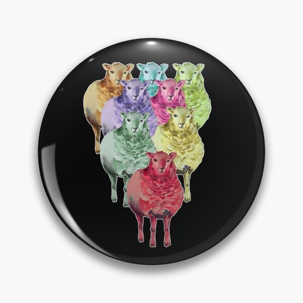 Item preview, Colorful Sheep designed and sold by franktact.