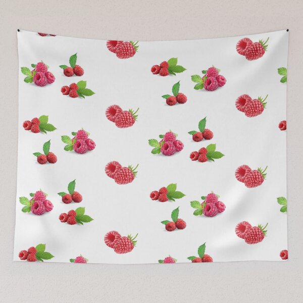 Item preview, Red Raspberries Fruit Berry Pattern designed and sold by silviaol.