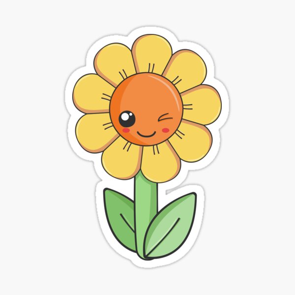 Happi Kawaii Sunflower Celebrating Spring