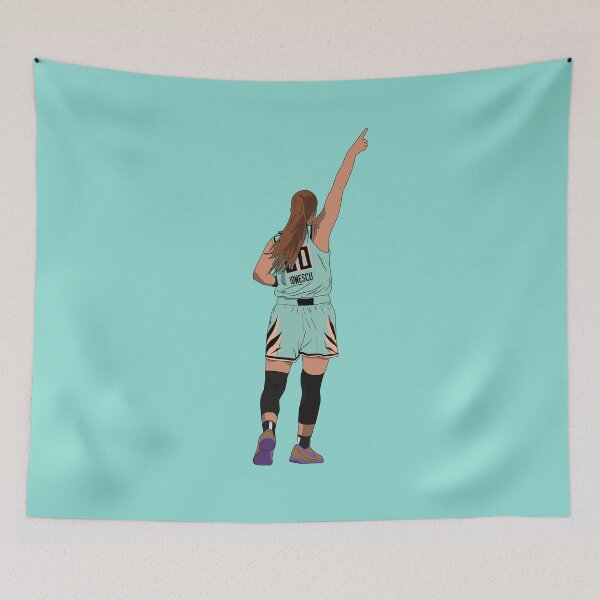 Item preview, Sabrina Ionescu New York Basketball Liberty Green designed and sold by Hevding.