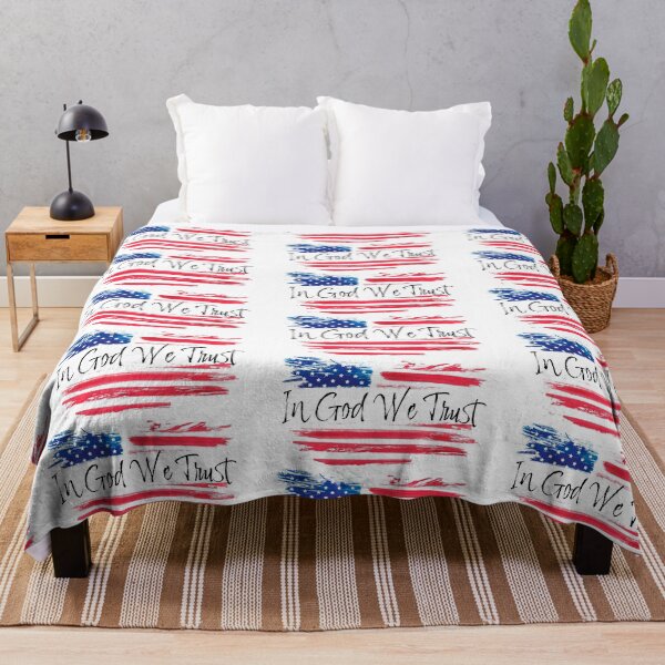 Item preview, In God We Trust, American Flag designed and sold by burlybot.