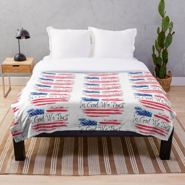 Artikelvorschau, Auf Gott vertrauen wir, amerikanische Flagge entworfen und verkauft von burlybot.