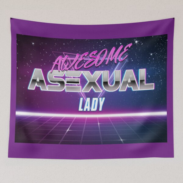 Item preview, Awesome Asexual Lady designed and sold by KBwiththeTees.